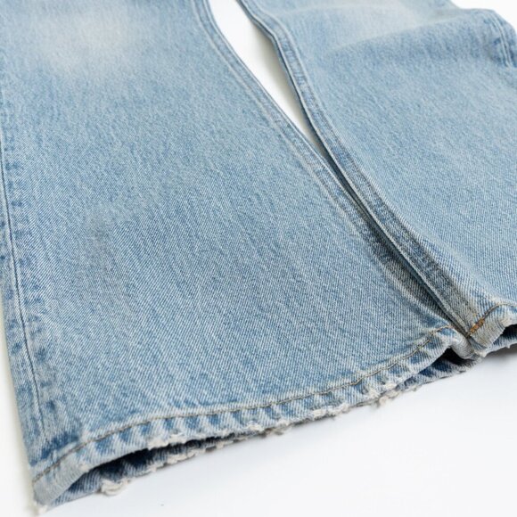 AGOLDE 90s High Waist Relaxed Boot Jeans Light Wash Wireless Blue NEW - Picture 10 of 14